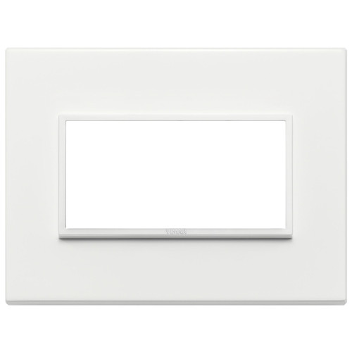 Vimar - Eikon EVO 21654 Cover Plate - 4 Module, Metal - Apollo Lighting