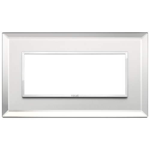 Vimar Eikon EVO 21649 5-Module Cover Plate, British Standard Mounting, 162.3 x 94.7 mm