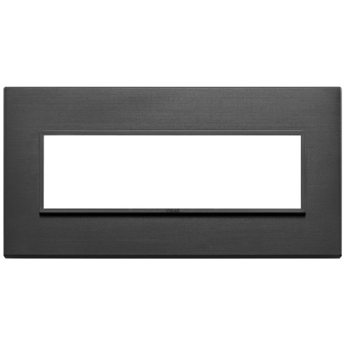 Vimar - Eikon EVO 21657 Cover Plate - 7 Module, Metal - Apollo Lighting