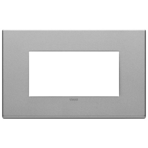 Vimar - Eikon EXÉ 22654 Cover Plate - 4 Module, Metal - Apollo Lighting
