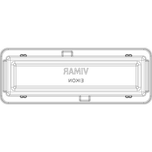 Vimar Eikon Mounting Frame and Protection Cover, 7M