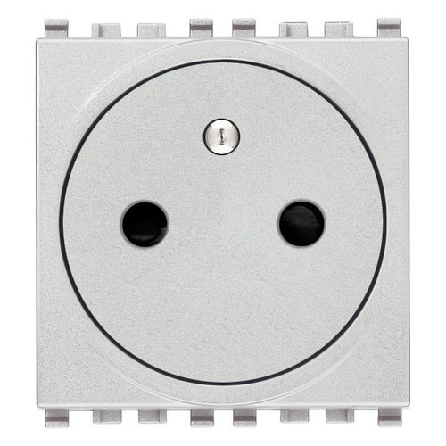 Vimar Eikon SICURY French Standard Socket Outlet, 2P+E 16A 250V, 2-Module