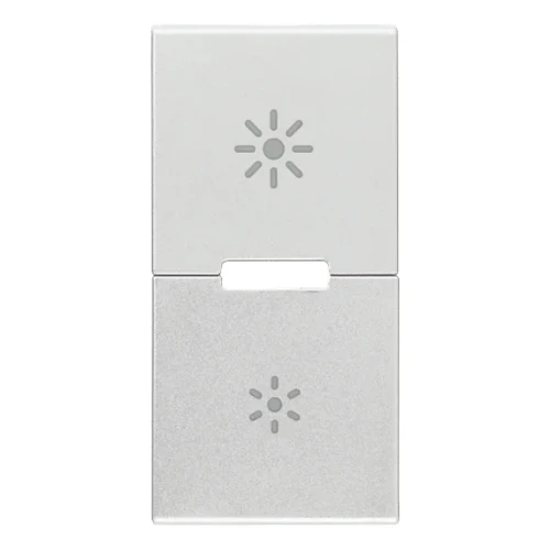 Vimar Eikon Interchangeable 1-Module Button, Thermoplastic