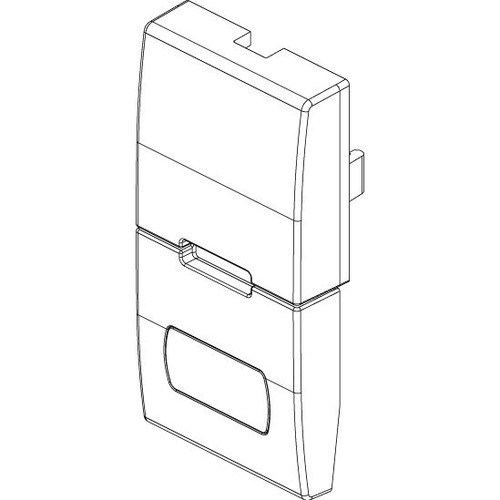 Vimar Eikon Interchangeable 1-Module Button, Thermoplastic