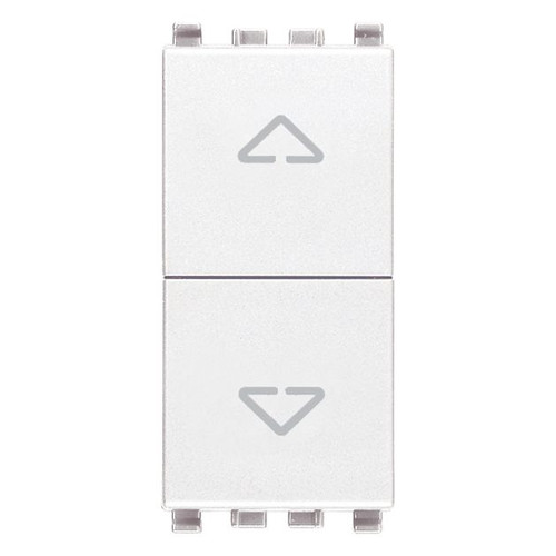 Vimar Eikon Interlocked Push Buttons, NO+NO, 10A, 250V, Directional Arrows