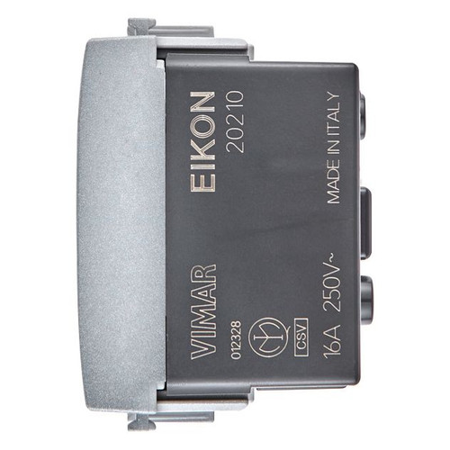 Vimar Eikon SICURY Universal Socket Outlet, 2P+E 16A 250V, Italian P40, 2 Module