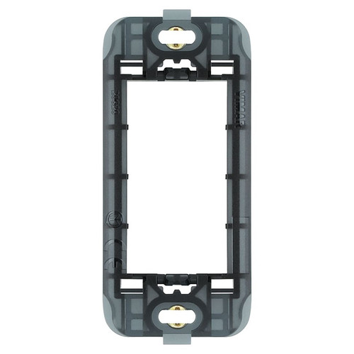 Vimar Eikon 1-Module Panel Mounting Frame, With Screws, Thermoplastic - Apollo Lighting