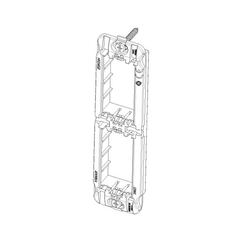 Vimar Eikon 2-Module Panel-Mount Frame, With Screws, Thermoplastic