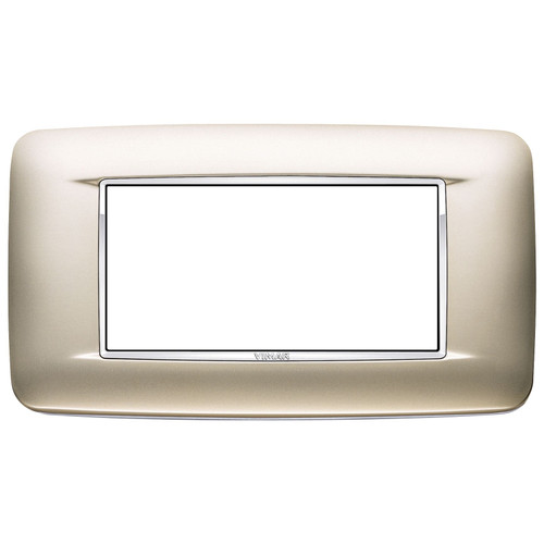 Vimar Eikon 4-Module Round Cover Plate