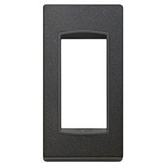 Vimar Eikon Classic Cover Plate, 1 Module, Panel Mount, Die-Cast Metal
