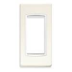 Vimar Eikon Classic Cover Plate, 1 Module, Panel Mount, Die-Cast Metal
