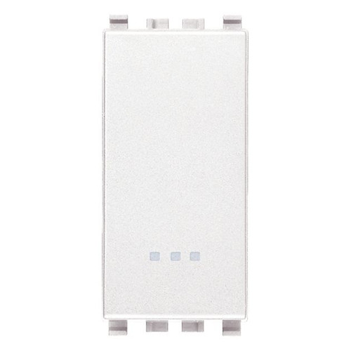 Vimar - Eikon 20013 Rocket Switch - 1P 16AX, 250 V, Lightable, Replaceable Button - Apollo Lighting