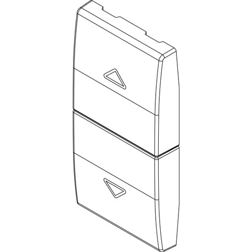 Vimar Eikon 2 Half Rocker Buttons, KNX, 1 Module, Arrow Symbols