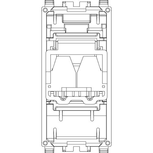 Vimar Eikon USB Socket Outlet, 1 Module, Screw Terminals, IP20