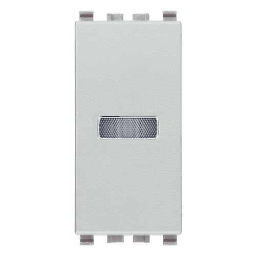 Vimar Eikon Signalling Unit Indicator, 250V, IP40, 1 Module, White Diffuser, Without Lamp