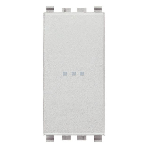 Vimar - Eikon 20105 Axial 2-Way Rocker Switch - 1P 16 AX 250 V, Lightable, Replaceable Button - Apollo Lighting