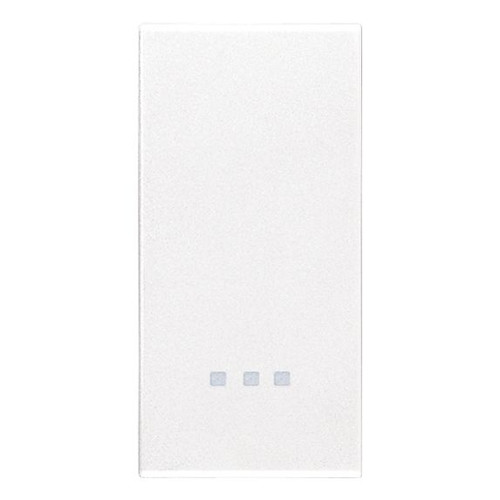 Vimar - Eikon 20021 Rocker Button - Interchangeable, 1-Module, Lightable - Apollo Lighting