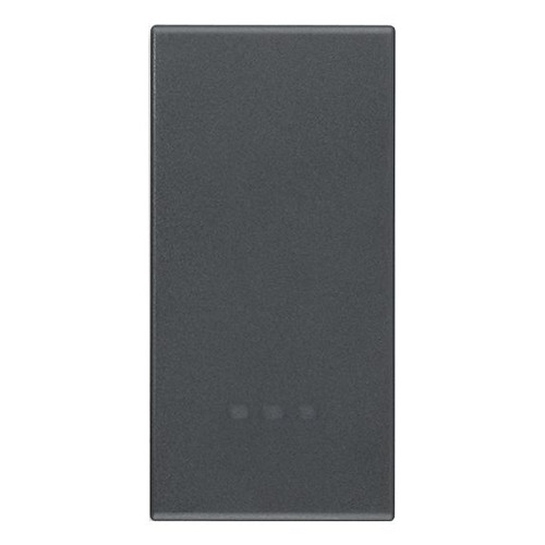 Vimar Eikon 20021 Interchangeable 1-Module Rocker Button Cover, Lightable, IP40