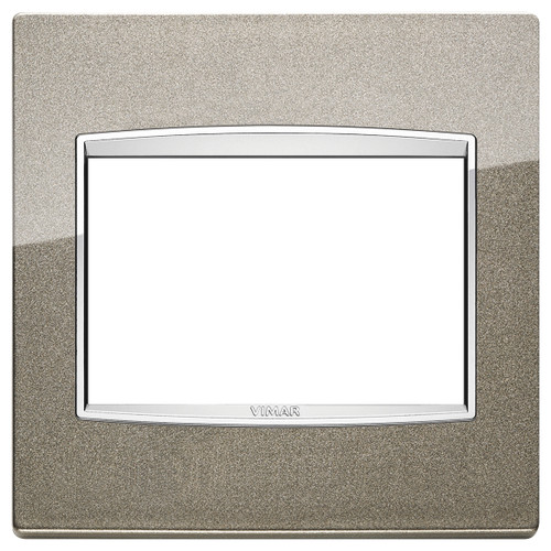 Vimar Eikon Classic Cover Plate, 3-Module, British Standard