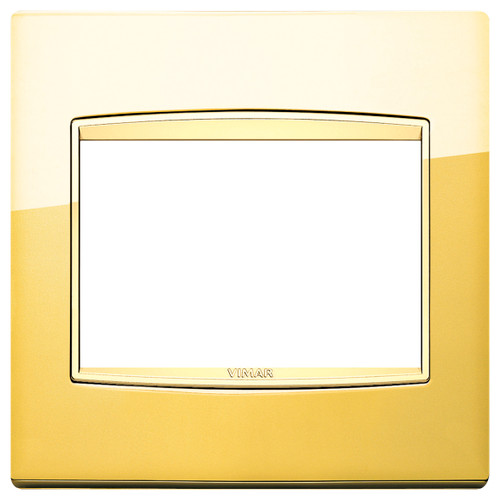 Vimar Eikon Classic Cover Plate, 3-Module, British Standard