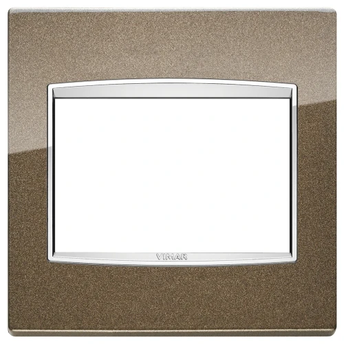 Vimar Eikon Classic Cover Plate, 3-Module, British Standard