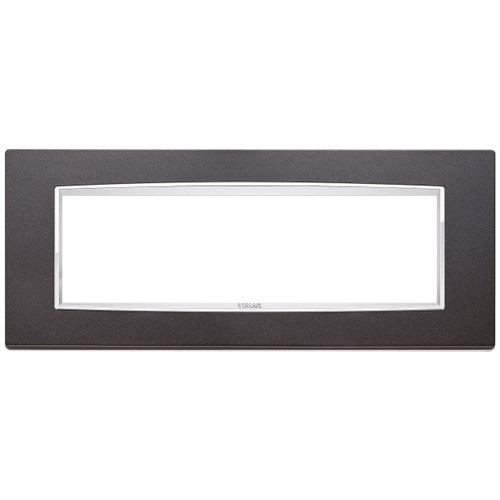 Vimar - Eikon 20657 Series - Classic Cover Plate - 7 Module, Metal - Apollo Lighting