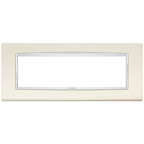 Vimar - Eikon 20657 Series - Classic Cover Plate - 7 Module, Metal - Apollo Lighting
