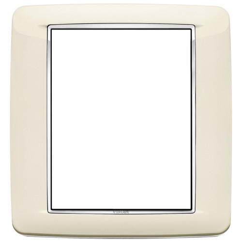 Vimar Eikon Round Cover Plate, 8 (4+4)-Module