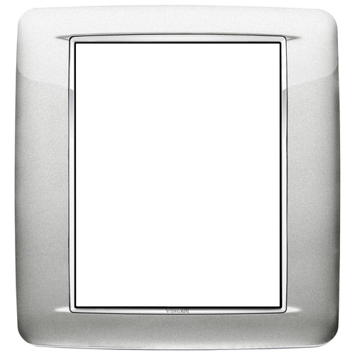 Vimar Eikon Round Cover Plate, 8 (4+4)-Module