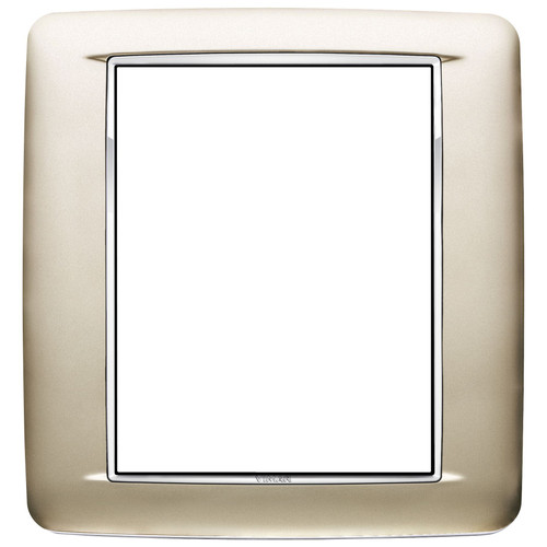 Vimar Eikon Round Cover Plate, 8 (4+4)-Module