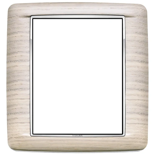 Vimar Eikon Round Cover Plate, 8 (4+4)-Module