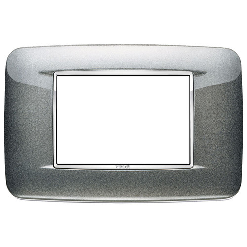 Vimar Eikon 3-Module Round Cover Plate, 120 x 80 mm, For 21613 Frame