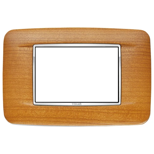 Vimar Eikon 3-Module Round Cover Plate, 120 x 80 mm, For 21613 Frame