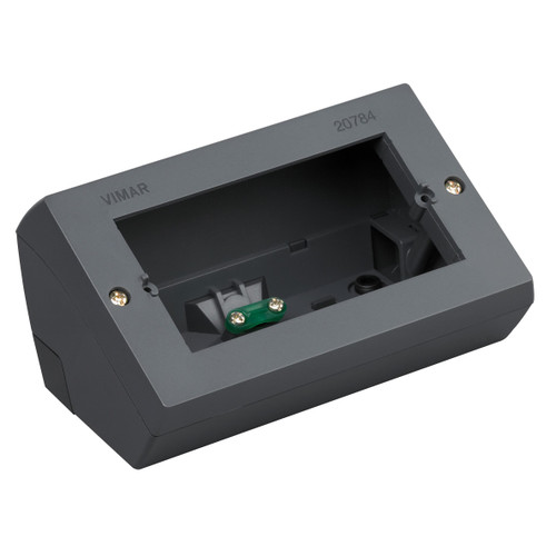 Vimar Eikon Table Mounting Box, 4-Module, IP20, Plastic
