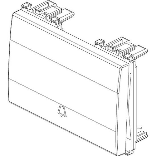 Vimar Eikon 3-Module Rocker Button, Interchangeable, Lightable, IP40 - Apollo Lighting