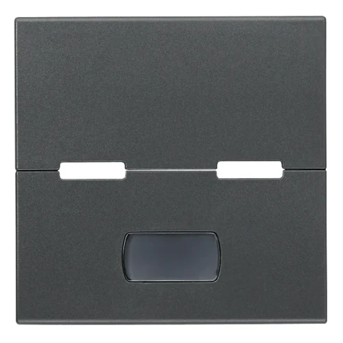 Vimar Eikon Interchangeable 2-Module Button, Thermoplastic