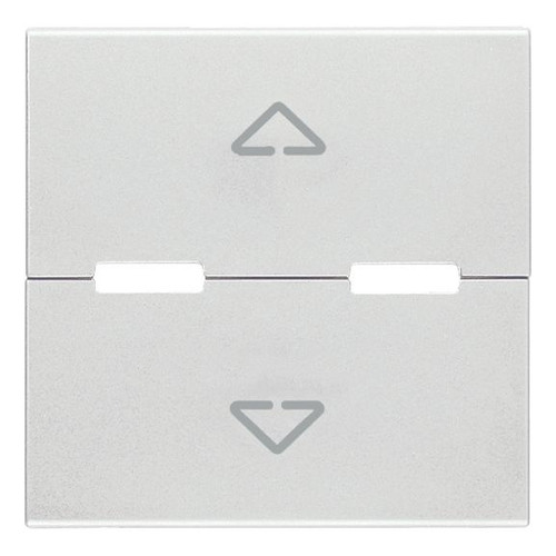 Vimar Eikon Interchangeable 2-Module Button, Thermoplastic