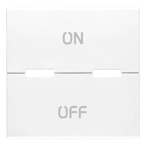 Vimar Eikon Interchangeable 2-Module Button, Thermoplastic