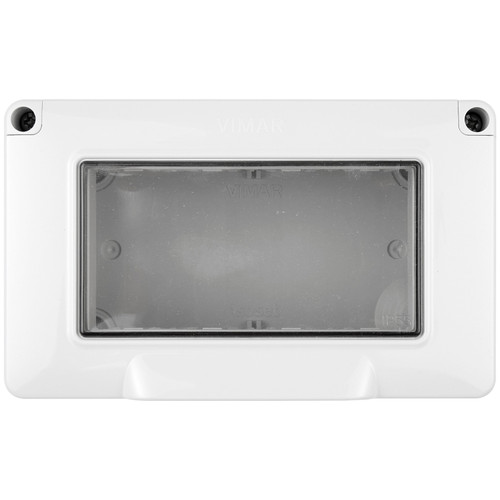 Vimar IP55 4-Module Surface Enclosure, For Eikon/Arké/Plana - Apollo Lighting