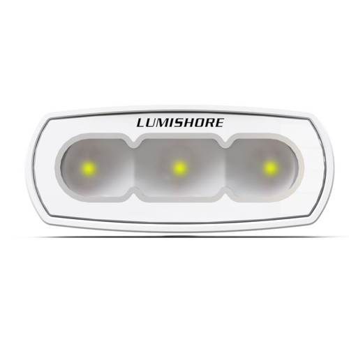 Lumishore - Flood Light 4" - 1,500 Lumens, 5,500K, 10.5-31VDC, IP68, White (LM600467) - Apollo Lighting