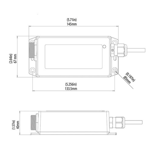 Lumishore - EOS Bridge - For STV2203-I, 11-65V, 2A, IP67, Black (LM600322)