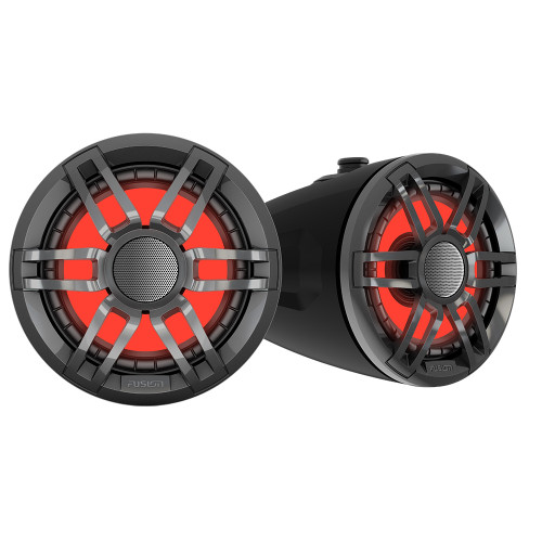 Fusion - XS Series - 6.5" Marine Wake Tower Speakers - With RGB - Apollo Lighting Fusion - XS Series - 6.5" Marine Wake Tower Speakers - With RGB - Apollo Lighting