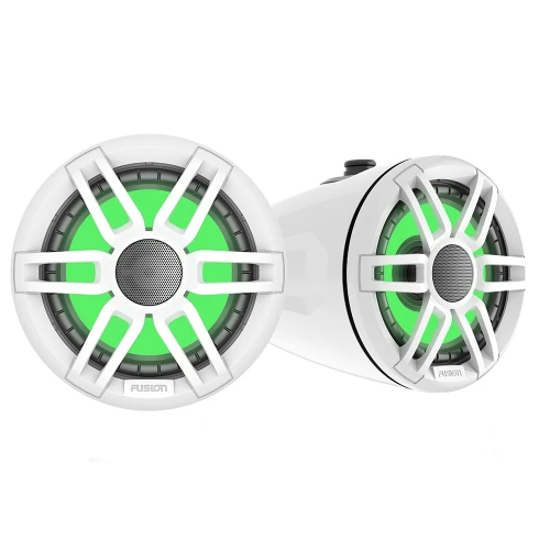 Fusion - XS Series - 6.5" Marine Wake Tower Speakers - With RGB
