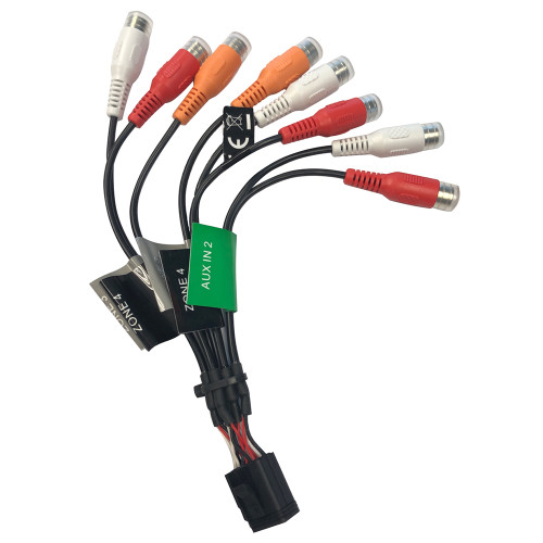 Fusion - Wire Harness f/ MS-RA770 Stereo - Zone 3 & 4 (E Port-RCA)