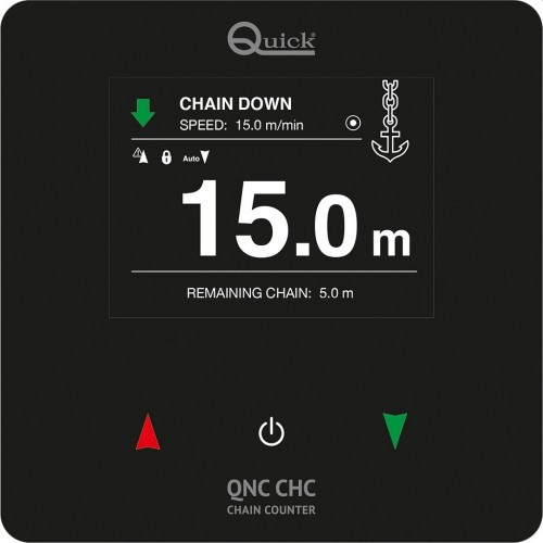 Quick Marine - QNC CHC Chain Counter - LCD Display, 12/24V, IP67