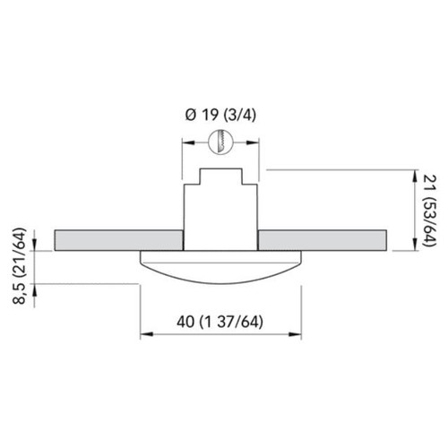 Quick Marine - Patricia CO40 LED Courtesy Light - 10/30V, 0.48W, IP65