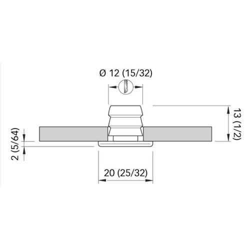 Quick Marine - Tina CO20 LED Courtesy Light (Warm White, 10/30V, Bronze) (FASP1090TR2CA00)