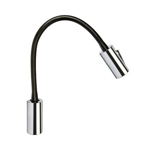 Quick Marine - Audrey Wall LED Reading Light (Warm White, 10/30V, Dark Brown, Satin) (FASP2282TCSHA00)