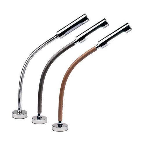 Quick Marine - Califfa 30 LED Reading Light - Daylight (4250K) 10-30V DC, Tobacco/Stainless Steel - Apollo Lighting