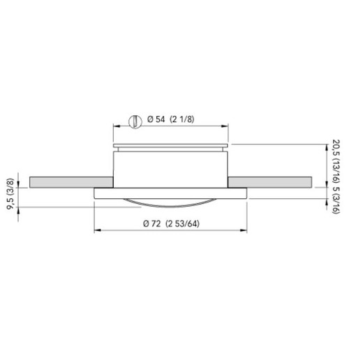 Quick Marine - Venus 72 LED Courtesy Light - 10/30V, 4W